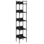 5-shelf black engineered wood bookcase 35x30x174 cm by , Bookcases and shelves - Ref: Foro24-838853, Price: 66,65 €, Discount: %