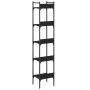 5-shelf black engineered wood bookcase 35x30x174 cm by , Bookcases and shelves - Ref: Foro24-838853, Price: 66,65 €, Discount: %