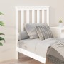 Cabecero de cama madera maciza de pino blanco 81x6x101 cm de , Cabeceros y pies de cama - Ref: Foro24-818496, Precio: 44,99 €...