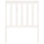 Cabecero de cama madera maciza de pino blanco 81x6x101 cm de , Cabeceros y pies de cama - Ref: Foro24-818496, Precio: 44,99 €...