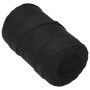 Deep black polypropylene boat rope 2 mm 50 m by , Ropes and metal cords - Ref: Foro24-152477, Price: 11,99 €, Discount: %