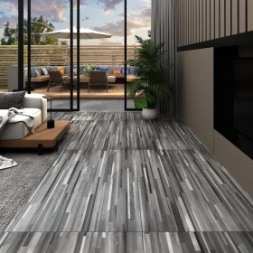 Self-adhesive PVC floor planks 5.21 m² 2mm striped gray by , Floors and carpets - Ref: Foro24-330187, Price: 62,67 €, Discoun...