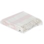 Striped blanket aged pink cotton 125x150 cm by vidaXL, Blankets - Ref: Foro24-133800, Price: 15,43 €, Discount: %