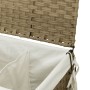 Wäschekorb aus Rattan mit Rollen 60x35x60,5 cm von , Wäschekörbe - Ref: Foro24-372039, Preis: 73,34 €, Rabatt: %