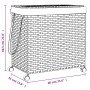 Rattan laundry basket with wheels 60x35x60.5 cm by , Laundry baskets - Ref: Foro24-372039, Price: 73,34 €, Discount: %