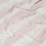 Striped blanket aged pink cotton 125x150 cm by vidaXL, Blankets - Ref: Foro24-133800, Price: 15,43 €, Discount: %