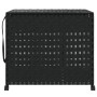 Dirty clothes basket with wheels black rattan 66x35x60 cm by , Laundry baskets - Ref: Foro24-372047, Price: 90,12 €, Discount: %