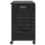 Dirty clothes basket with wheels black rattan 66x35x60 cm by , Laundry baskets - Ref: Foro24-372047, Price: 90,12 €, Discount: %