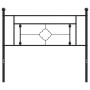 Cabecero de metal negro 107 cm de , Cabeceros y pies de cama - Ref: Foro24-374369, Precio: 30,06 €, Descuento: %