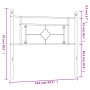 Kopfteil aus schwarzem Metall, 107 cm von , Kopf- und Fußteile - Ref: Foro24-374369, Preis: 30,06 €, Rabatt: %