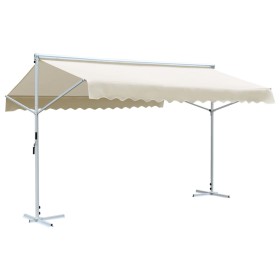 Independent awning 4x3 m cream color by vidaXL, Umbrellas - Ref: Foro24-143745, Price: 371,28 €, Discount: %