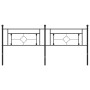 Cabecero de metal negro 193 cm de , Cabeceros y pies de cama - Ref: Foro24-374376, Precio: 43,99 €, Descuento: %