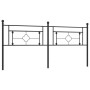 Kopfteil aus schwarzem Metall, 193 cm von , Kopf- und Fußteile - Ref: Foro24-374376, Preis: 42,31 €, Rabatt: %