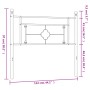 Kopfteil aus weißem Metall, 107 cm von , Kopf- und Fußteile - Ref: Foro24-374418, Preis: 31,01 €, Rabatt: %