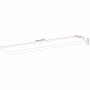 Rectangular wall shelf acacia wood live edge 110x20x2.5cm by , Shelves and shelves - Ref: Foro24-370229, Price: 37,99 €, Disc...