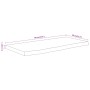 Rectangular wall shelf acacia wood live edge 60x30x2.5 cm by , Shelves and shelves - Ref: Foro24-370236, Price: 32,22 €, Disc...