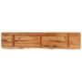 Rechteckiges Wandregal aus Akazienholz mit lebender Kante, 100 x 20 x 3,8 cm von , Regale und Regale - Ref: Foro24-370276, Pr...