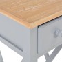 Gray wooden side table 27x27x65.5 cm by vidaXL, Side tables - Ref: Foro24-280058, Price: 79,99 €, Discount: %