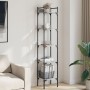 Bookcase with 5 shelves gray Sonoma wood 35x30x174 cm by , Bookcases and shelves - Ref: Foro24-838856, Price: 50,99 €, Discou...