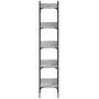 Bookcase with 5 shelves gray Sonoma wood 35x30x174 cm by , Bookcases and shelves - Ref: Foro24-838856, Price: 50,99 €, Discou...