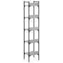 Bookcase with 5 shelves gray Sonoma wood 35x30x174 cm by , Bookcases and shelves - Ref: Foro24-838856, Price: 50,99 €, Discou...