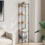 Bookcase with 5 shelves Sonoma oak wood 35x30x174 cm by , Bookcases and shelves - Ref: Foro24-838854, Price: 52,67 €, Discoun...