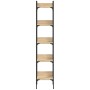 Bookcase with 5 shelves Sonoma oak wood 35x30x174 cm by , Bookcases and shelves - Ref: Foro24-838854, Price: 52,67 €, Discoun...