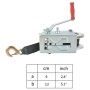 Manual winch with belt 1587 kg by vidaXL, Winches - Ref: Foro24-143996, Price: 57,77 €, Discount: %