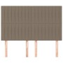 Headboards 4 units taupe gray fabric 72x5x78/88 cm by , Headboards and footboards - Ref: Foro24-3116572, Price: 110,35 €, Dis...