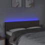 Cabecero con LED de tela gris taupe 144x5x78/88 cm de , Cabeceros y pies de cama - Ref: Foro24-3121852, Precio: 63,17 €, Desc...