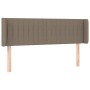 Cabecero con LED de tela gris taupe 147x16x78/88 cm de , Cabeceros y pies de cama - Ref: Foro24-3123476, Precio: 77,60 €, Des...