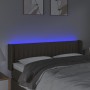 Cabecero con LED de tela gris taupe 147x16x78/88 cm de , Cabeceros y pies de cama - Ref: Foro24-3123476, Precio: 77,60 €, Des...