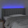 Cabecero con LED de tela gris claro 83x16x78/88 cm de , Cabeceros y pies de cama - Ref: Foro24-3123448, Precio: 60,94 €, Desc...