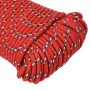 Red 3 mm 100 m polypropylene boat rope by , Ropes and metal cords - Ref: Foro24-152377, Price: 12,18 €, Discount: %