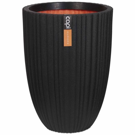 Capi Urban Tube Vase elegant niedrig schwarz 46x58 cm KBLT783 von Capi, Töpfe und Pflanzgefäße - Ref: Foro24-424309, Preis: 1...