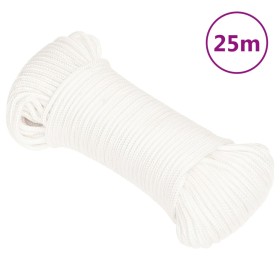 Cuerda de barco polipropileno blanco intenso 3 mm 25 m de , Sogas y cuerdas metálicas - Ref: Foro24-152534, Precio: 10,99 €, ...