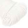 Intense white 3 mm 25 m polypropylene boat rope by , Ropes and metal cords - Ref: Foro24-152534, Price: 9,97 €, Discount: %