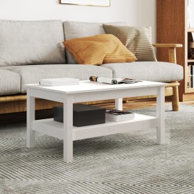 Solid white pine wood coffee table 80x50x40 cm by , Coffee table - Ref: Foro24-814285, Price: 100,90 €, Discount: %