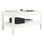 Solid white pine wood coffee table 80x50x40 cm by , Coffee table - Ref: Foro24-814285, Price: 93,28 €, Discount: %