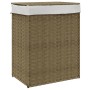 Laundry hamper with synthetic rattan lid 46x33x60 cm by , Laundry baskets - Ref: Foro24-372029, Price: 39,03 €, Discount: %