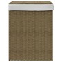 Laundry hamper with synthetic rattan lid 46x33x60 cm by , Laundry baskets - Ref: Foro24-372029, Price: 39,03 €, Discount: %