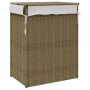 Wäschekorb mit Deckel aus synthetischem Rattan 46x33x60 cm von , Wäschekörbe - Ref: Foro24-372029, Preis: 39,03 €, Rabatt: %