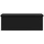 Folding black PVC storage bench by , Benches for halls and storage - Ref: Foro24-374906, Price: 69,85 €, Discount: %