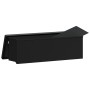 Folding black PVC storage bench by , Benches for halls and storage - Ref: Foro24-374906, Price: 69,85 €, Discount: %