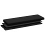 Folding black PVC storage bench by , Benches for halls and storage - Ref: Foro24-374906, Price: 69,85 €, Discount: %