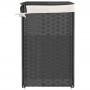 Laundry basket 2 sections synthetic rattan gray 53x35x57cm by , Laundry baskets - Ref: Foro24-372036, Price: 62,15 €, Discoun...