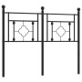 Cabecero de metal negro 120 cm de , Cabeceros y pies de cama - Ref: Foro24-374370, Precio: 40,99 €, Descuento: %