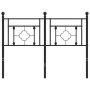 Cabecero de metal negro 120 cm de , Cabeceros y pies de cama - Ref: Foro24-374370, Precio: 40,99 €, Descuento: %