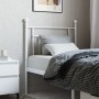 Cabecero de metal blanco 80 cm de , Cabeceros y pies de cama - Ref: Foro24-374415, Precio: 27,70 €, Descuento: %