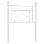 Cabecero de metal blanco 80 cm de , Cabeceros y pies de cama - Ref: Foro24-374415, Precio: 27,70 €, Descuento: %